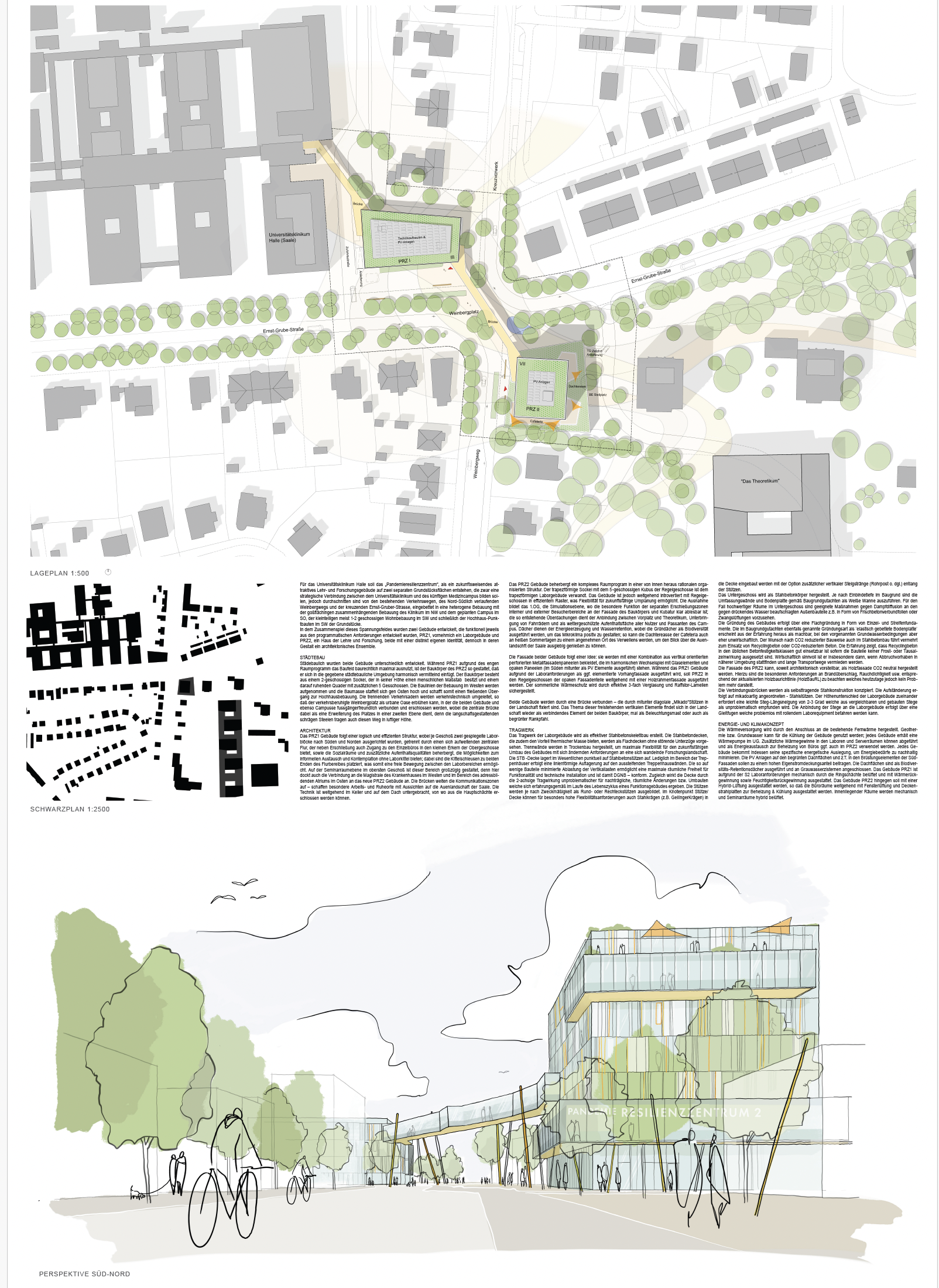 Wettbewerb Pandemieresilienz-Zentrum, Halle (Saale)