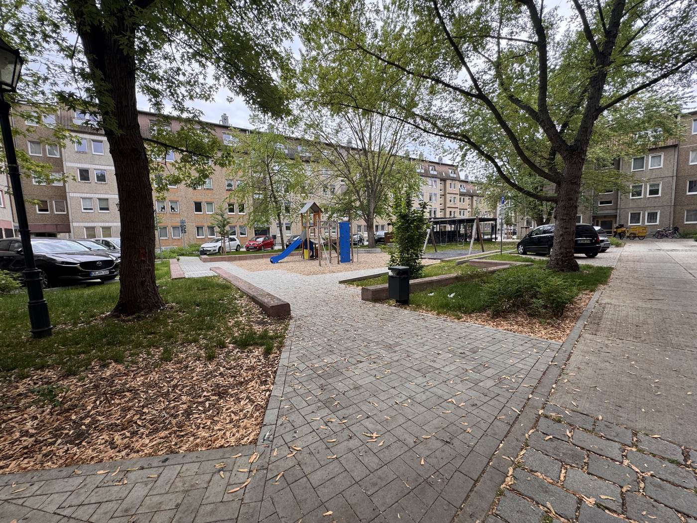 Klosterstraße 21-38, Cottbus — Baumpflanzung im Straßenraum