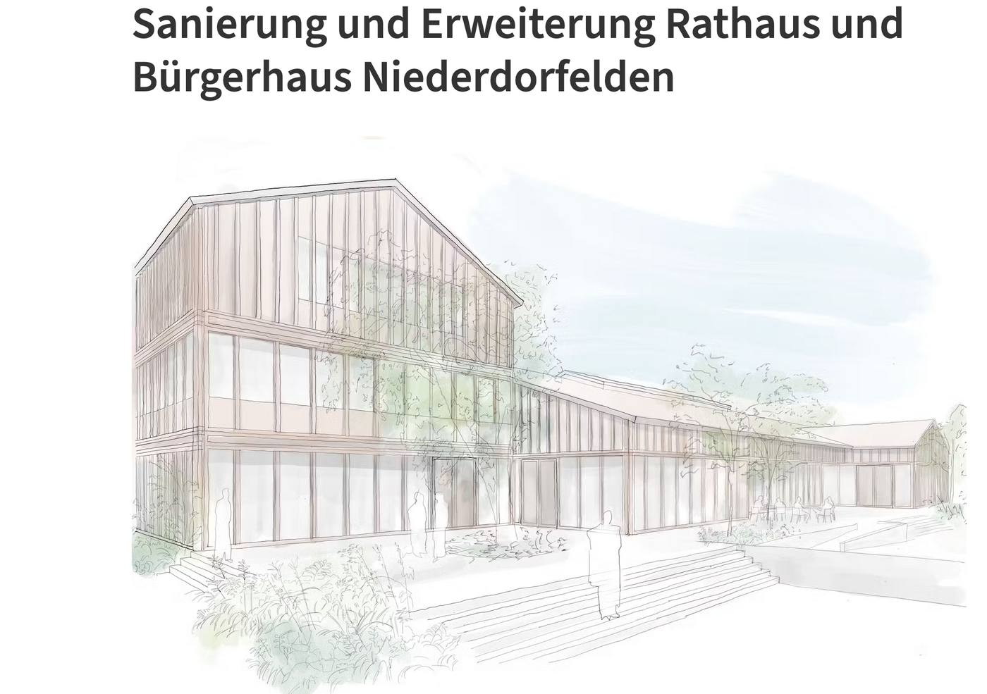 Wettbewerb Niederdorfelden — Titelblatt