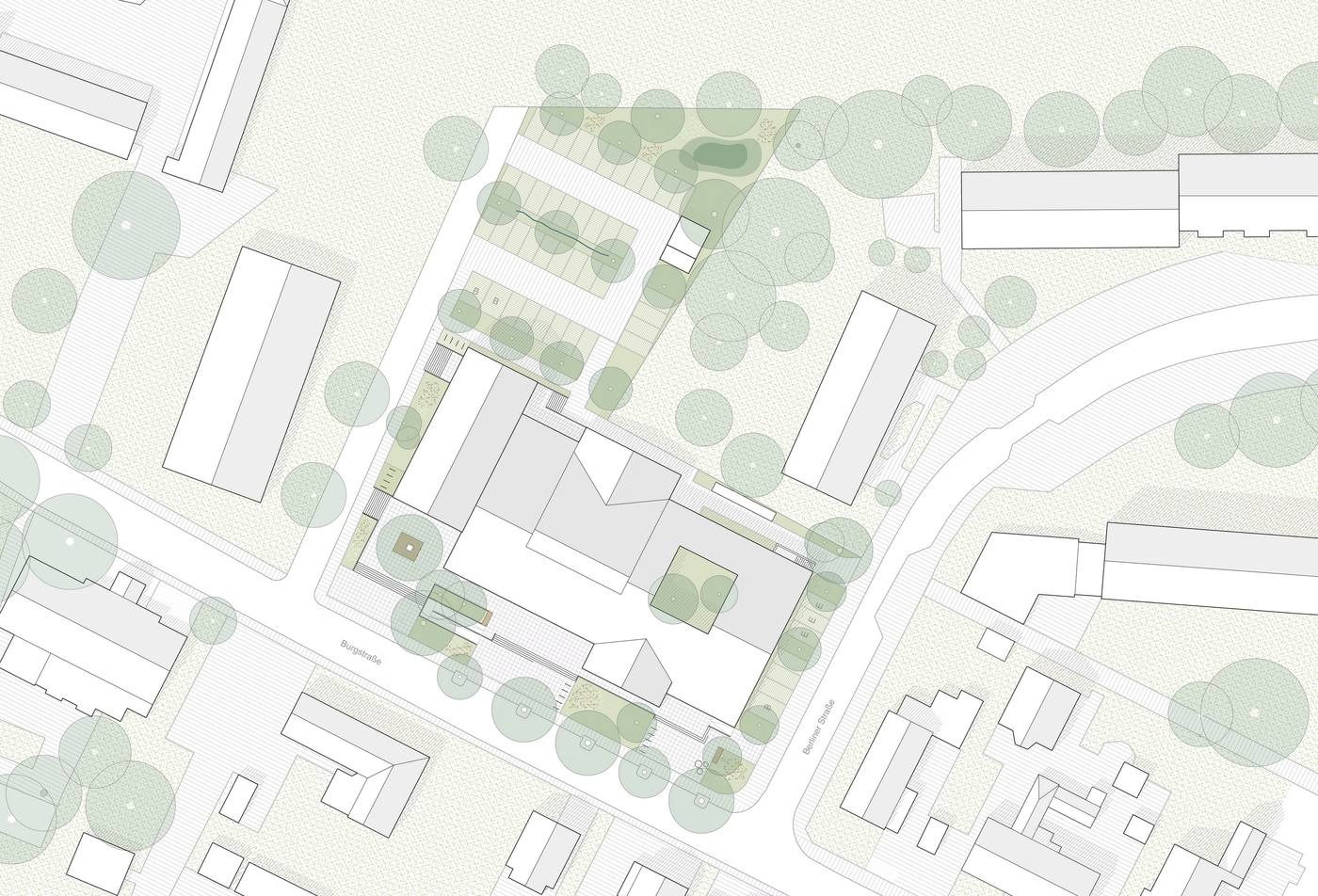 Wettbewerb Niederdorfelden — Lageplan